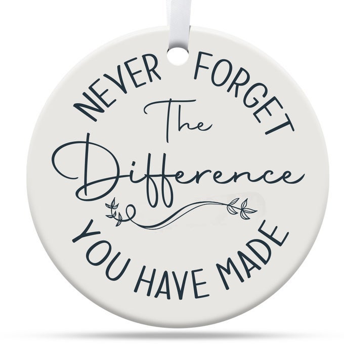 THANK YOU GIFTS NURSE GIFTS FOR WOMEN APPRECIATION GIFTS COWORKER TEACHER BOSS FRIEND NURSE CHRISTMAS CERAMIC ORNAMENT