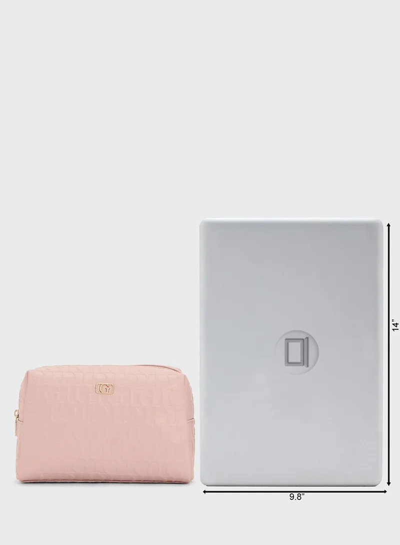 GUESS G Television Large Top Zip Wallet