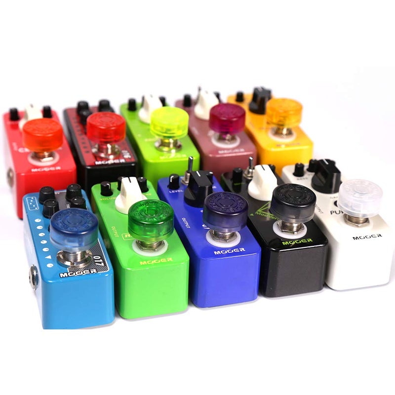MOOER Red&Green Guitar Effects Pedal Footswitch Toppers - Image 4