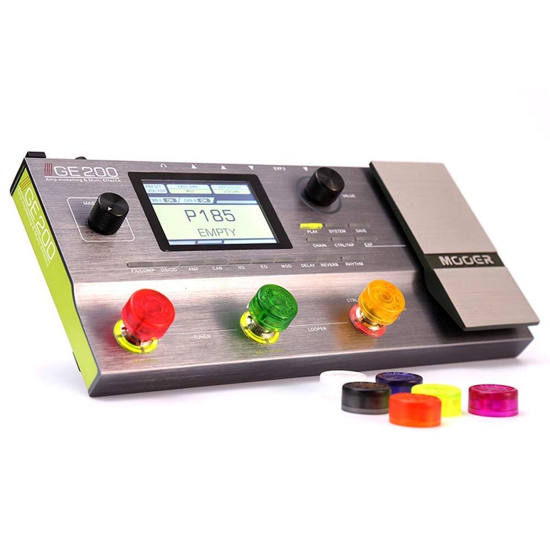 MOOER Red&Green Guitar Effects Pedal Footswitch Toppers - Image 2