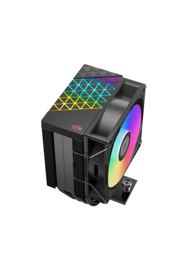 Pccooler Red Sea H4 Argb Black Cpu Air Cooler - Image 2