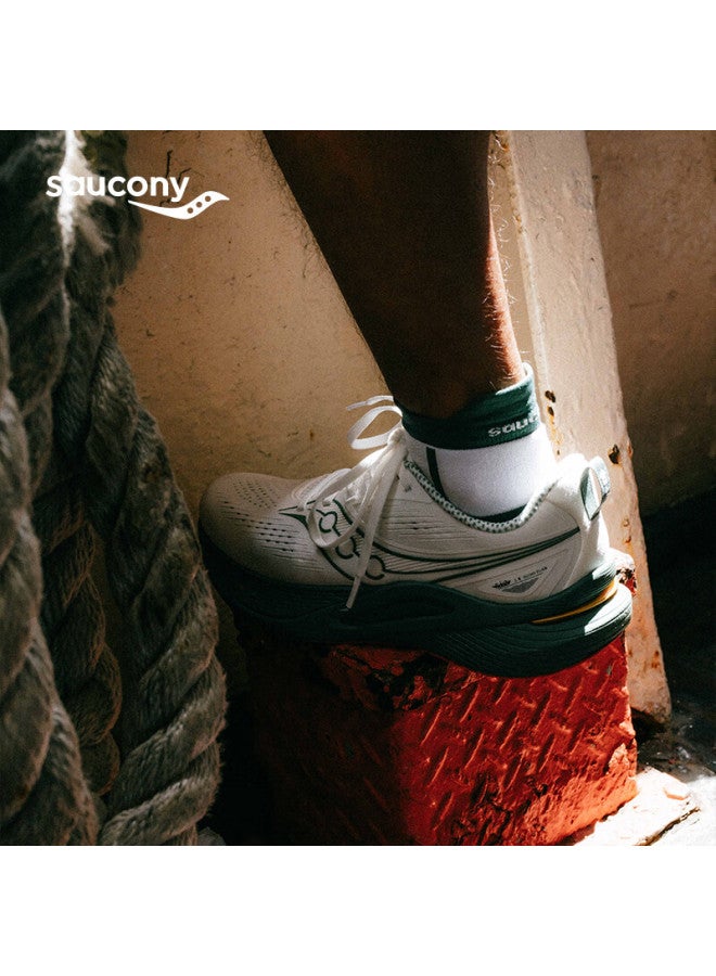 Saucony Tempus Tan Tu 3 Stable Support Comfortable Training Lightweight Sports Shoes White Green - City Edition Size 42.5 - Image 3