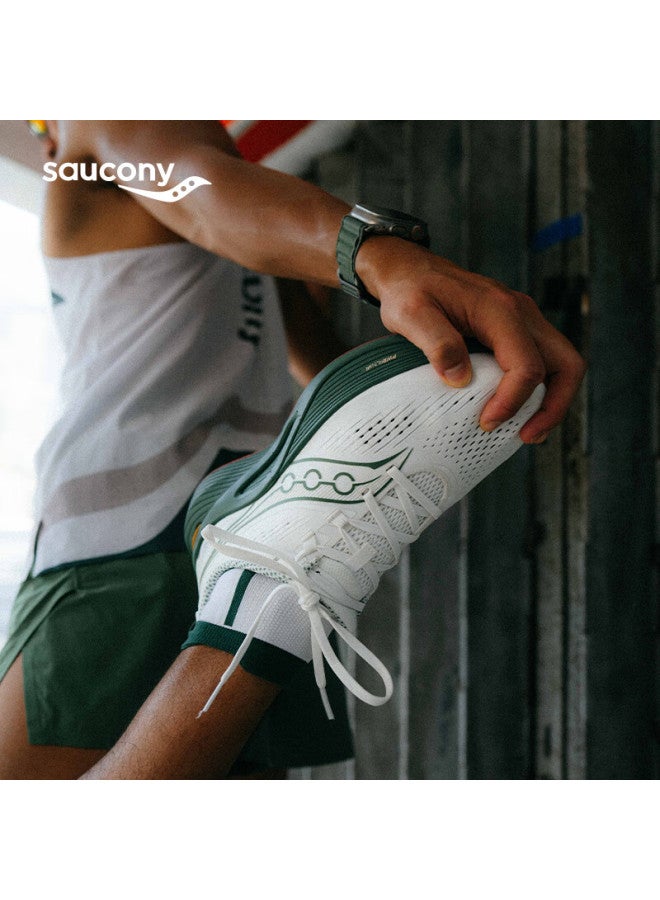 Saucony Tempus Tan Tu 3 Stable Support Comfortable Training Lightweight Sports Shoes White Green - City Edition Size 42.5 - Image 4
