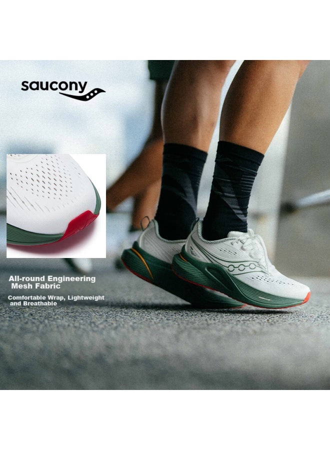 Saucony Tempus Tan Tu 3 Stable Support Comfortable Training Lightweight Sports Shoes White Green - City Edition Size 42.5 - Image 2
