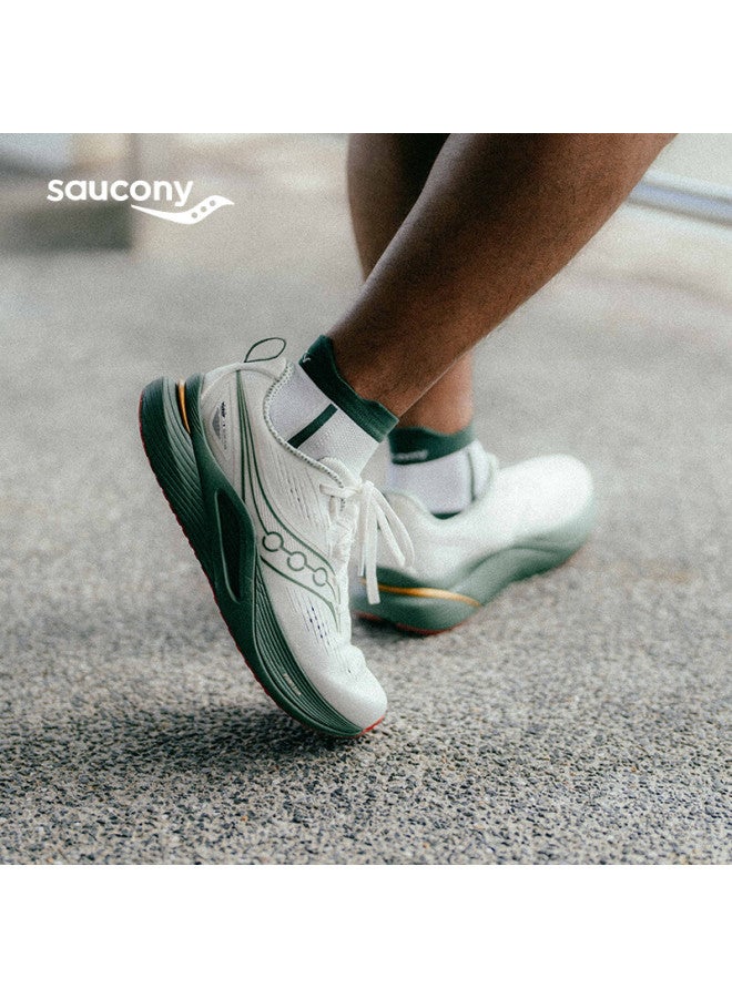 Saucony Tempus Tan Tu 3 Stable Support Comfortable Training Lightweight Sports Shoes White Green - City Edition Size 42.5 - Image 5