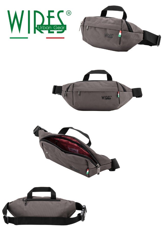 Wires Wires Fanny Pack for Men & Women, Unisex Waist Bag, Waist Pack for Men & Women with Adjustable Strap for Sports, Marathon, Gym, Casual, Hiking & Cycling, Fanny Bag for Traveling, Outdoor (L.Grey)  - Image 5