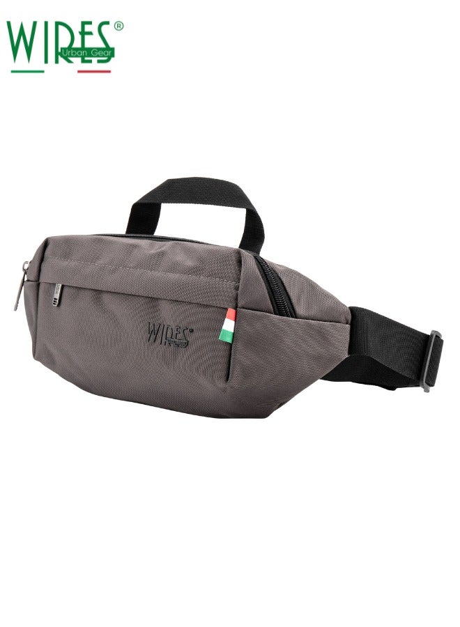Wires Wires Fanny Pack for Men & Women, Unisex Waist Bag, Waist Pack for Men & Women with Adjustable Strap for Sports, Marathon, Gym, Casual, Hiking & Cycling, Fanny Bag for Traveling, Outdoor (L.Grey)  - Image 1