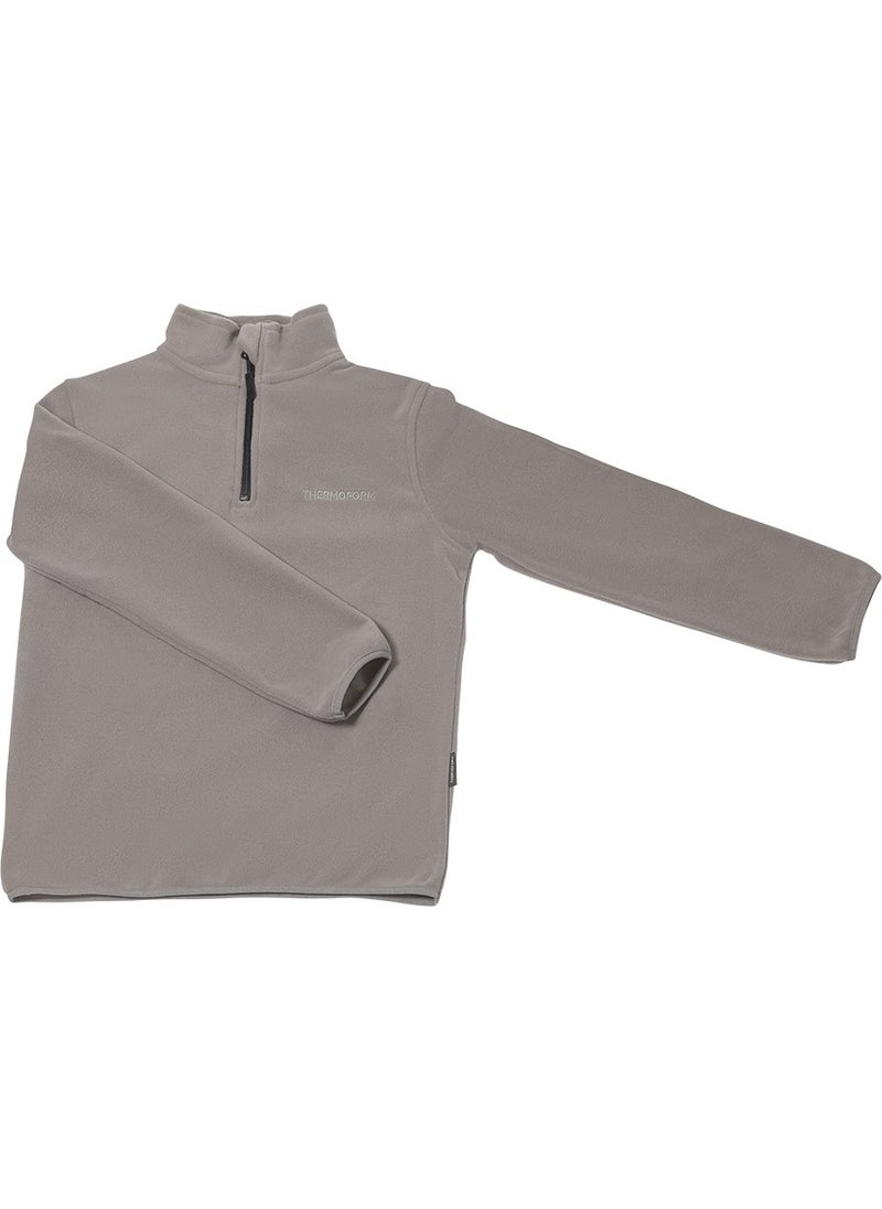 Polarline Kids 1/4 Zipper Sweatshirt Gray - pzsku/Z303CF02F3616D348F77DZ/45/_/1725789823/32576011-6ad8-43d0-9f50-e41c2c604237