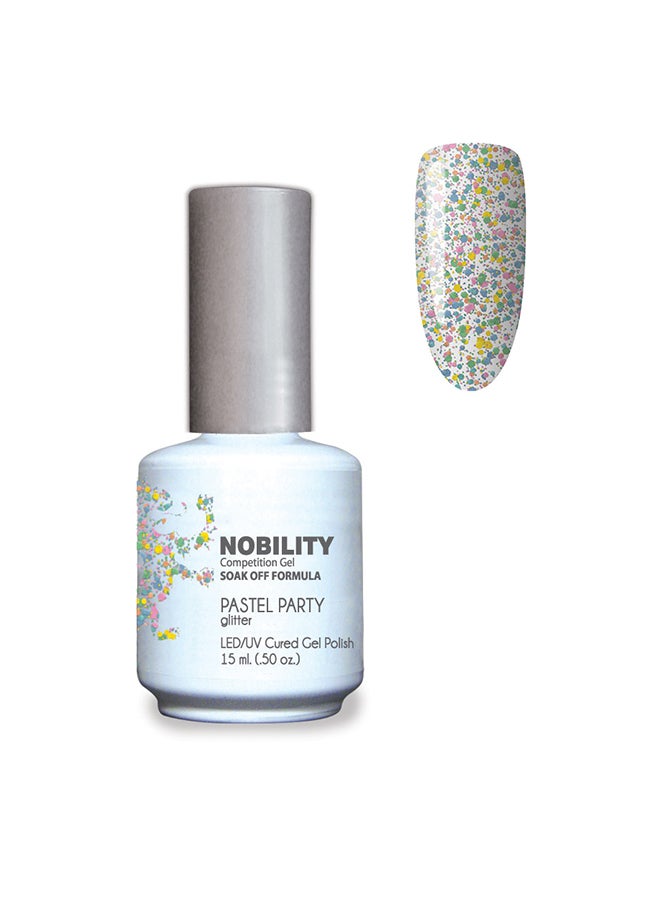 Lechat Gel Nail Polish 15 ml, Long Lasting, Chip Resistant, Requires Drying Under UV Led Lamp Pastel Party Nbgp110