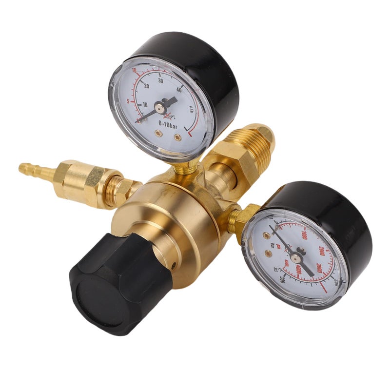 Gas Regulator CGA580 Inlet 0 315BAR Input 0 10BAR Output with 6 6FT Hose for MIG TIG Welding - Image 3