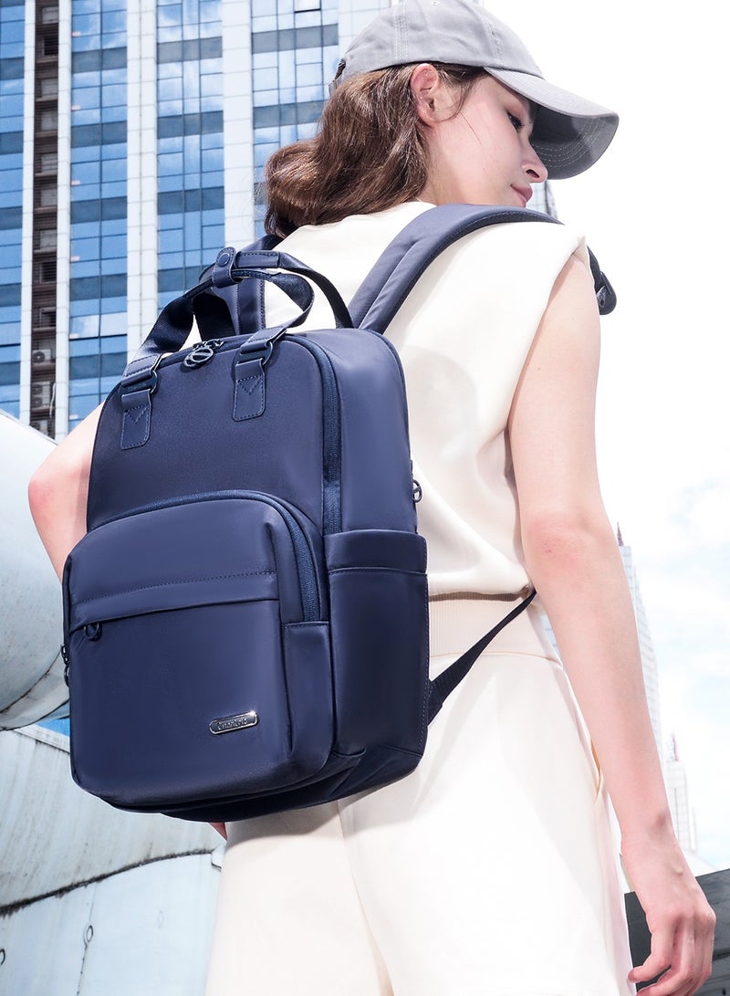 Chantria CB00778 Stylish Anti-theft 15.6-Inch Laptop Water-resistant For Travel Work School Business For Women Fashion Durable Casual Backpack Bag - Blue  - Image 2