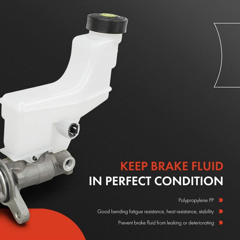A-Premium Brake Master Cylinder with Reservoir and Sensor for Toyota Venza - Image 3
