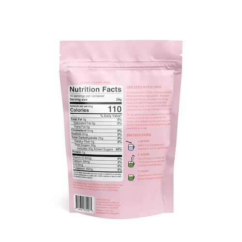 Chamberlain Coffee Strawberry Matcha Latte - Vegan Strawberry Matcha Latte With Oat Milk - Strawberry, Sweet, Citrus - Japanese Matcha Powder - 10 Servings - Image 2