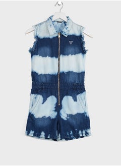 Kids Colour Block Playsuit
