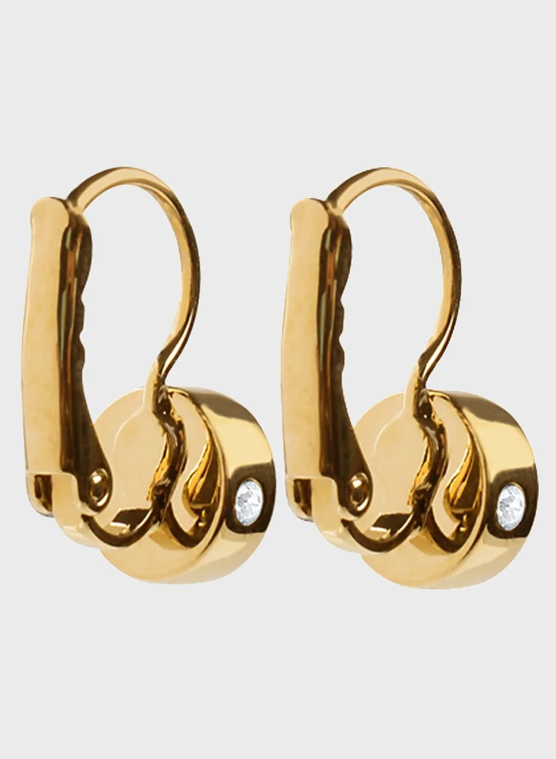 dyrberg/kern Madu Embellished Hoop Earrings
