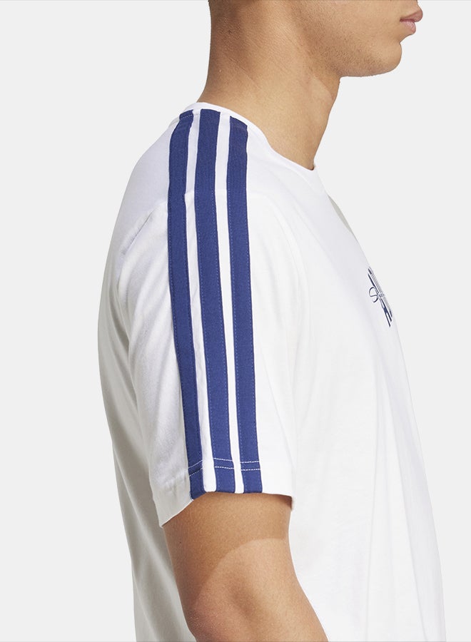 Adidas Collegiate Script Graphic T-Shirt - Image 5