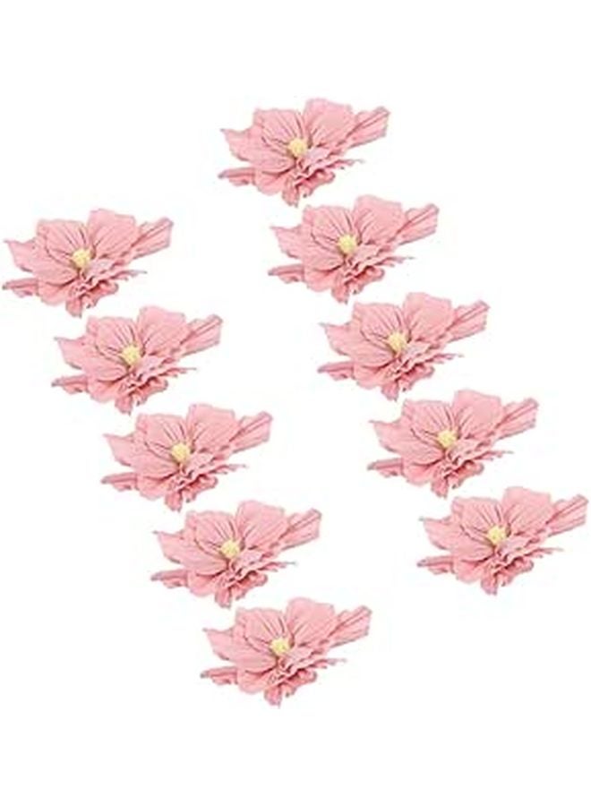 Crepe Paper Flowers 10Pcs For Wedding Party Nursery Decor Wall Ceiling Design - Image 1