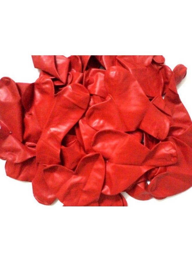 Balloonistics Pack of 50 Heart Shaped Red and White Balloons - Image 2