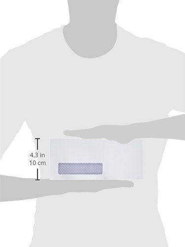 Quality Park Window Security Envelope, Reveal-N-Seal, White, 4.125 x 9.5, 500 per Box, (67418) - Image 3