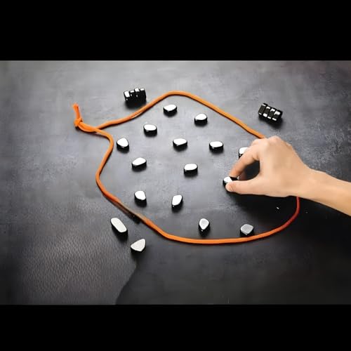 Mashes Magnetic Strategy Board Game for Kids & Adults | Fun Family Game with Magnets & Lanyard Rope | Brain Boosting Logic & Reflex Challenge | Travel & Party Game for All Ages (24 Pcs) - Image 2