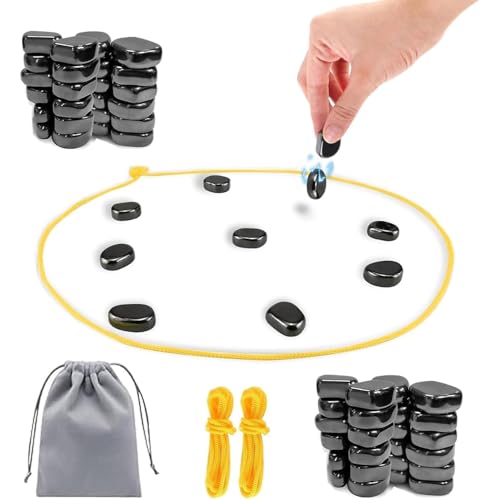 Mashes Magnetic Strategy Board Game for Kids & Adults | Fun Family Game with Magnets & Lanyard Rope | Brain Boosting Logic & Reflex Challenge | Travel & Party Game for All Ages (24 Pcs) - Image 1
