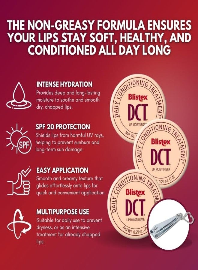 GROVE Daily Conditioning Lip Treatment Balm 0.25 oz Bundle with Nail Clipper - Moisturizing Lip Balm for Dry, Chapped Lips - Daily Lip Conditioner - (4 Items - Image 3