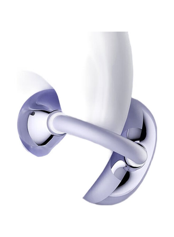 iKF Air Clip Art Edition Bluetooth Earphones True Wireless Open-Air Bone Conduction Earphones Hifi Sound Quality Long Battery Life Sports Student Music Starlight Purple - Image 1