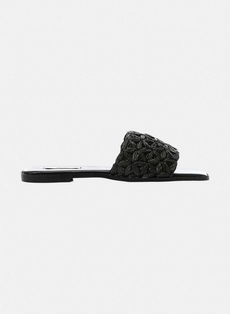 Dejavu Shoes FAN-DJTX-003  Artisanal Woven Slide For Women - Image 2