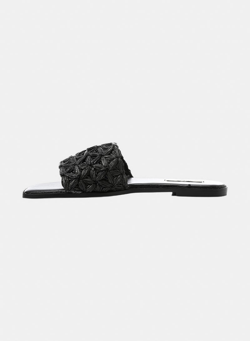 Dejavu Shoes FAN-DJTX-003  Artisanal Woven Slide For Women - Image 4