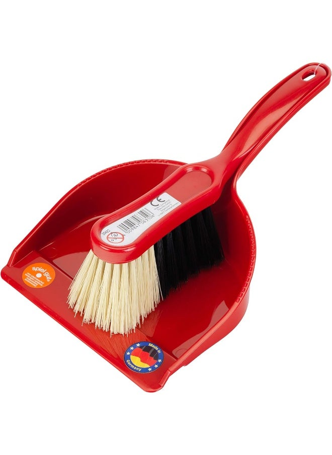 Klein Theo Klein 6310 Classic Sweeping Set, 2-part I Children's hand brush set including dustpan I Dimensions: 24 cm x 15 cm x 8 cm I Toys for children aged 3 and over  - Image 1