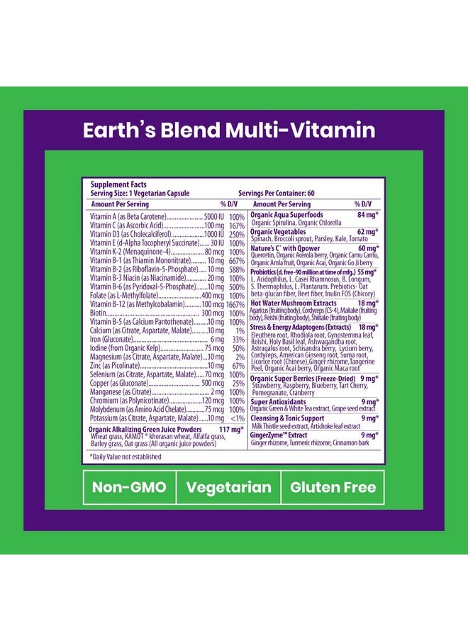 Earth Blend Orac Energy Greens Multivitamin With Iron Contains Vitamins Abcdk2 60 Vegetarian Capsules - pzsku/Z303DBAF2FA1041F5405DZ/45/_/1695145393/07dff693-931c-4901-9321-ef96f682f055