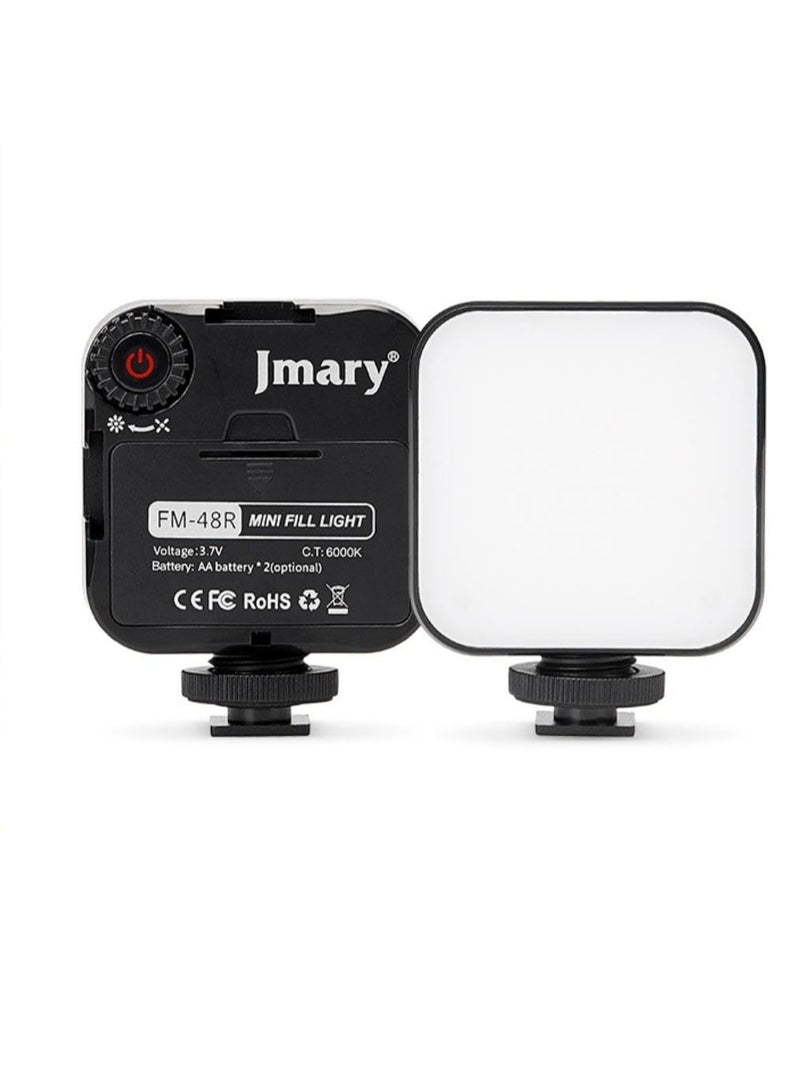 Jmary FM-48R 3.7V Mini Portable Video Light - Image 1