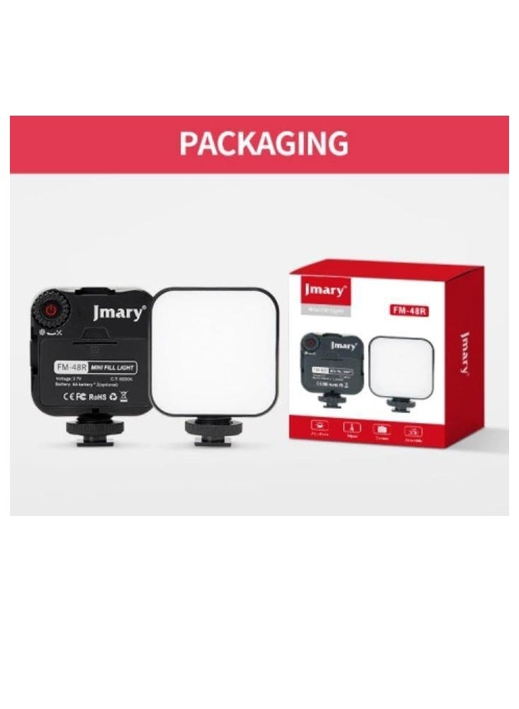Jmary FM-48R 3.7V Mini Portable Video Light - Image 4