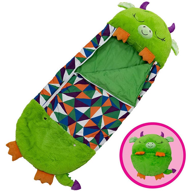 Cartoon Children'S Sleeping Bag Children'S Sleeping Bag Children'S Animal Pillow Sleeping Bag Folding Anti-Kick Quilt Sleeping Bag Children - Image 1