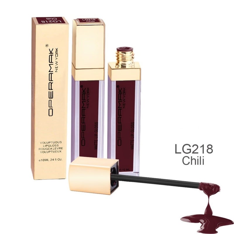OPERAMAK Long-lasting matte liquid lipstick - Chili LG218