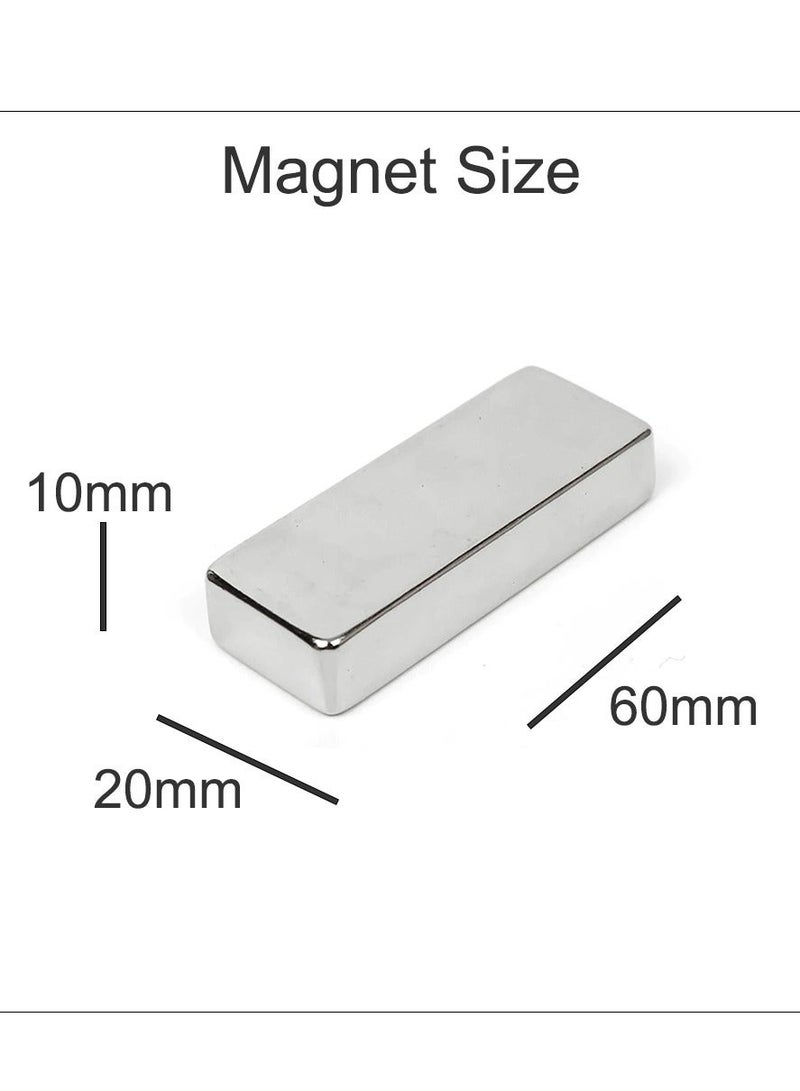 Neodymium Magnet Super Strong Rectangular for Fridge, Office, Home, Refrigerator, Whiteboard, Map, DIY Craft Magnet - Image 2