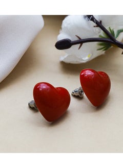 Colo Earring For Fluffy Women's Accessories-Red