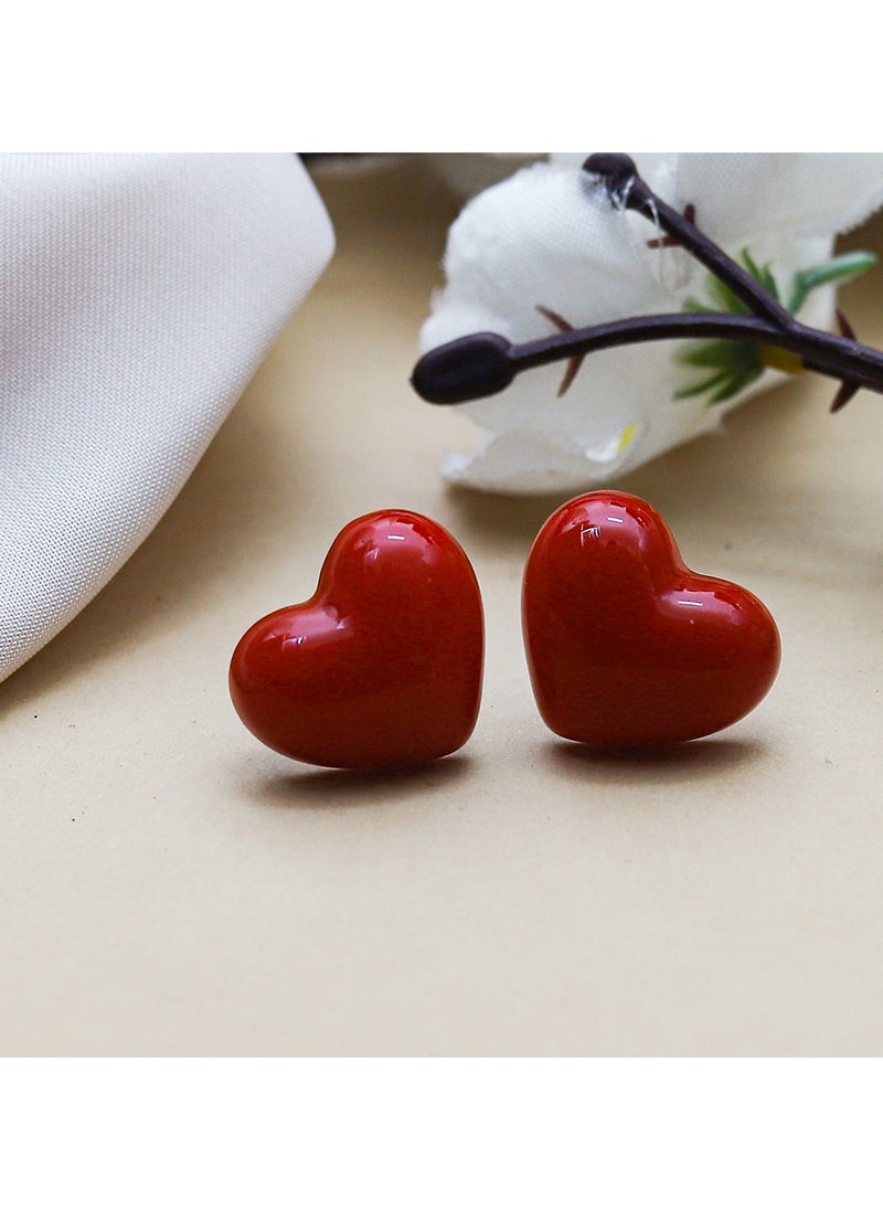 FLUFFY - Colo Earring For Fluffy Women's Accessories-Red - Image 1