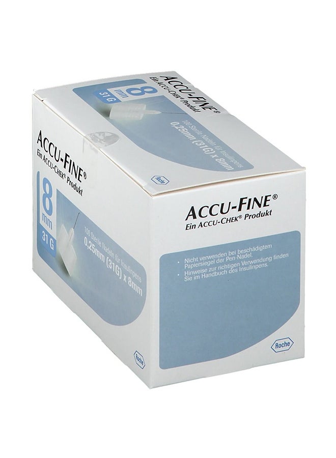 ACCU-CHEK Insulin Pen Needles Fine 0.25mm X 8mm - Image 2