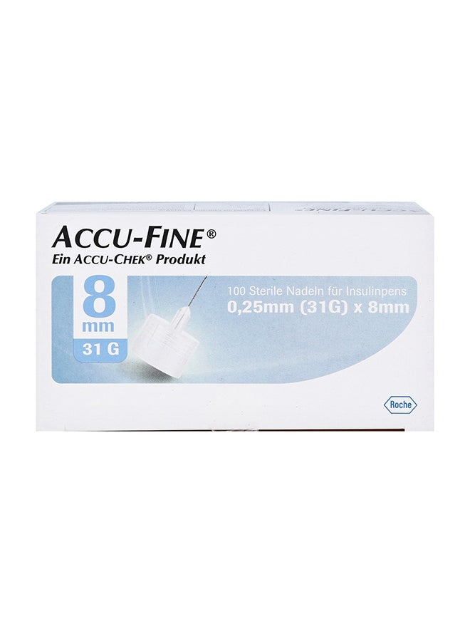 ACCU-CHEK Insulin Pen Needles Fine 0.25mm X 8mm - Image 1