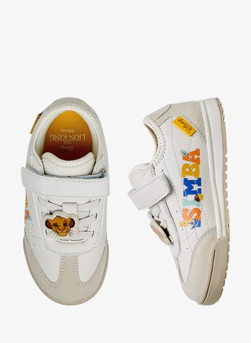 ديزني حذاء رياضي للأولاد بطبعة سيمبا بشريط لاصق