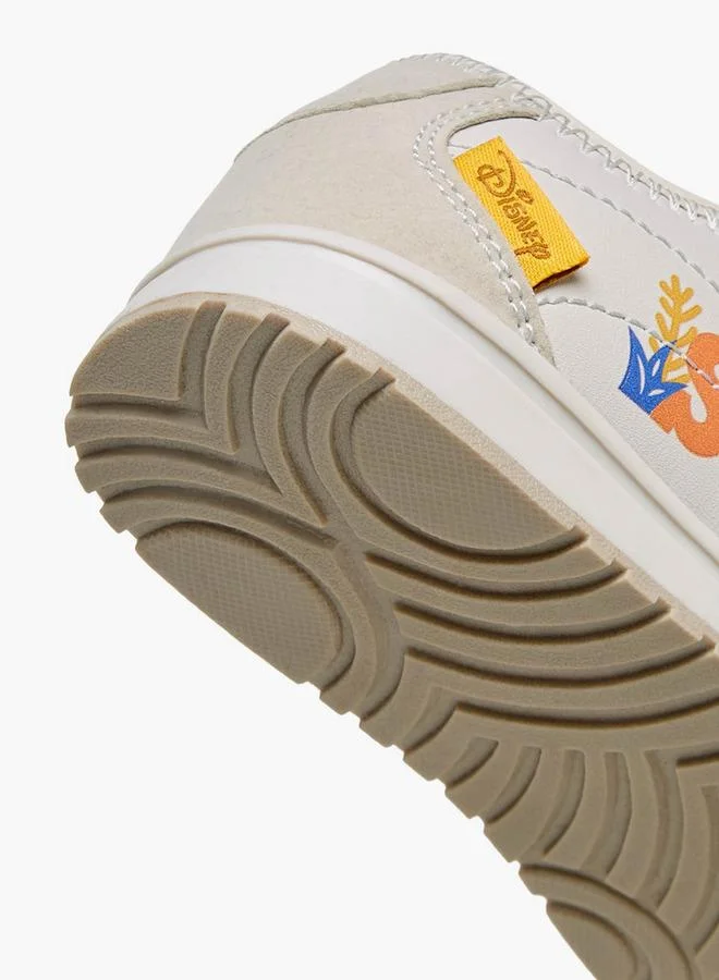 Disney Beige Boys Simba Print Hook & Loop School Sneakers for Men | Best Price UAE