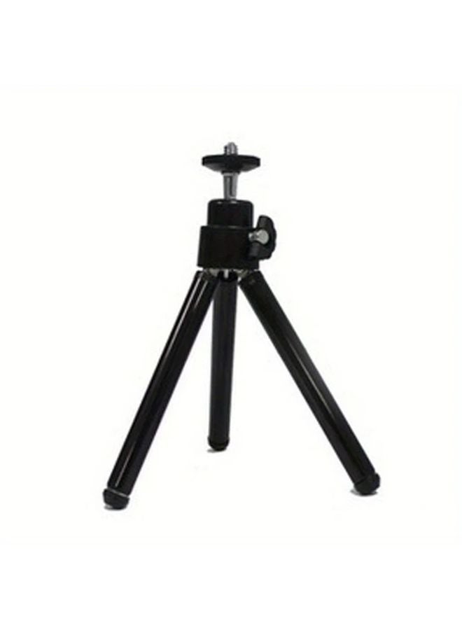 حامل تريبود أسود مضغوط لأجهزة العرض والكاميرات والهواتف المحمولة - Image 1