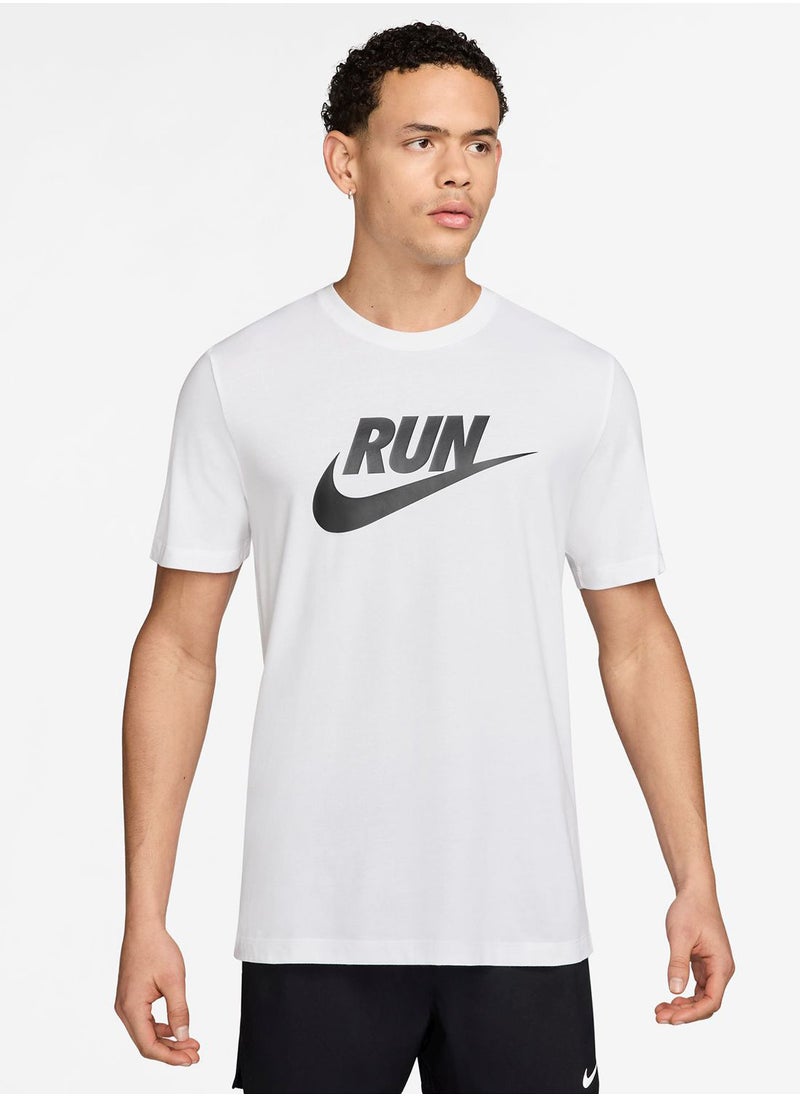 Nike Dri-Fit Running Swoosh T-Shirt  - Image 1