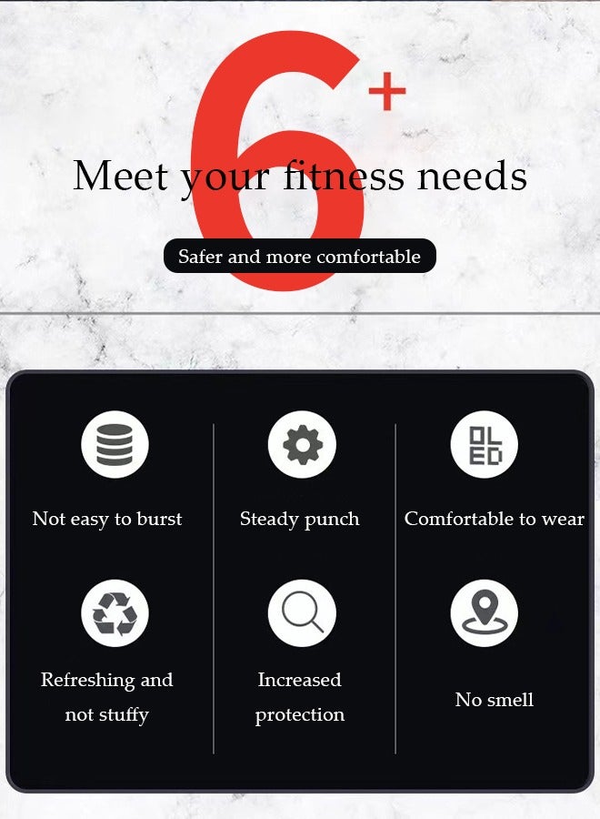 DUNISO Boxing Gloves，Children Training Fighting Gloves，Designed With Velcro，Wear Resistant And Durable，Comfortable And Breathable，Suitable For Boxing, Kickboxing, Karate, Muay Thai, MMA Training - Image 4