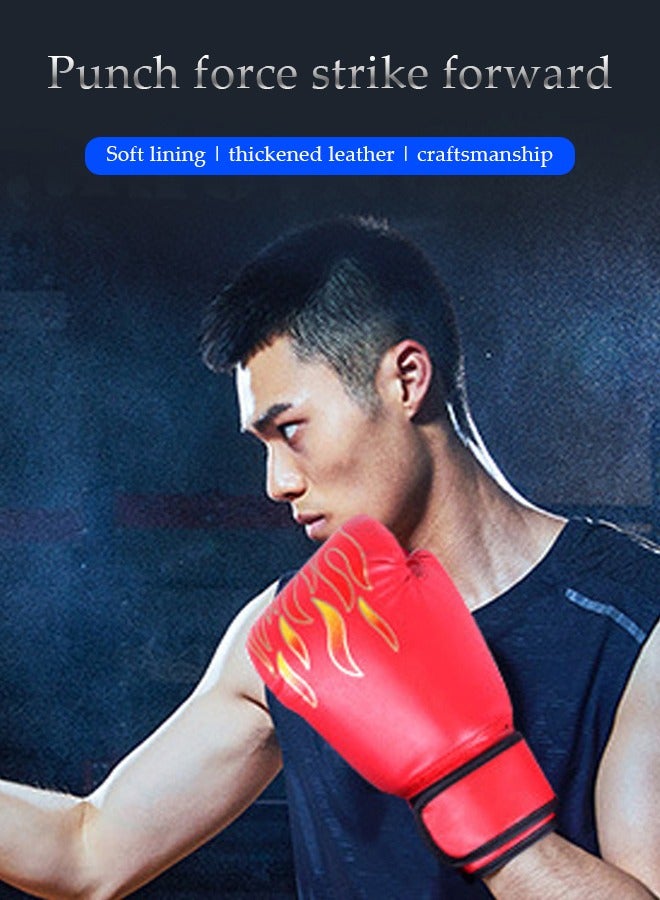 DUNISO Boxing Gloves，Children Training Fighting Gloves，Designed With Velcro，Wear Resistant And Durable，Comfortable And Breathable，Suitable For Boxing, Kickboxing, Karate, Muay Thai, MMA Training - Image 3