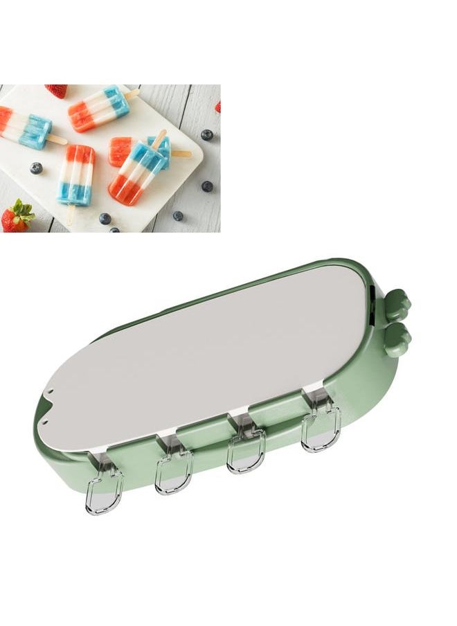 Thoraya - Ice Cream Mould Cute Cartoon Shape Ice Pop Maker Reusable Silicone Making Mould for DIY Ice Bar Chocolate Dessert - Image 1