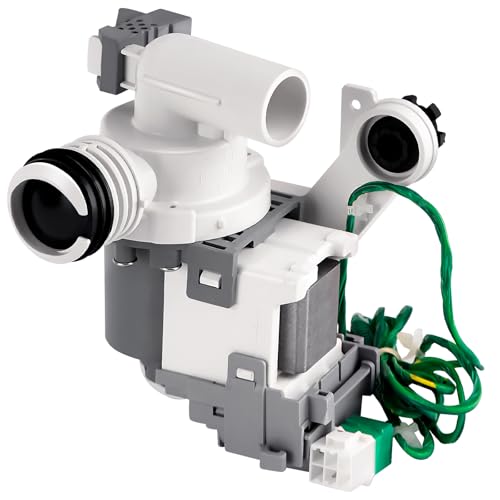 Beaquicy DC97-19289F DC97-19289B DC97-19289A PX3516-01 Washer Drain Pump (0EM) Assembly Fit for Samsung WA48 WA40 WA42 WA45 Series Washing Machine replaces DC97-19289A, DC97-17366A, DC97-17366J, DC97-17349B - Image 1