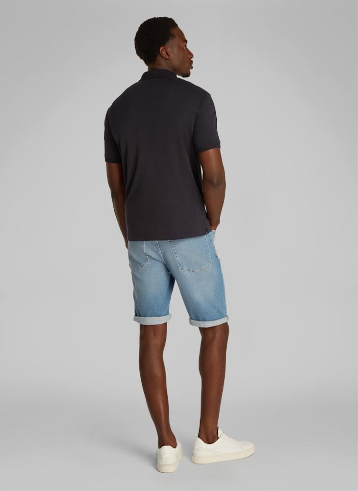CALVIN KLEIN Texture Collar Short Sleeve Polo  - Image 2