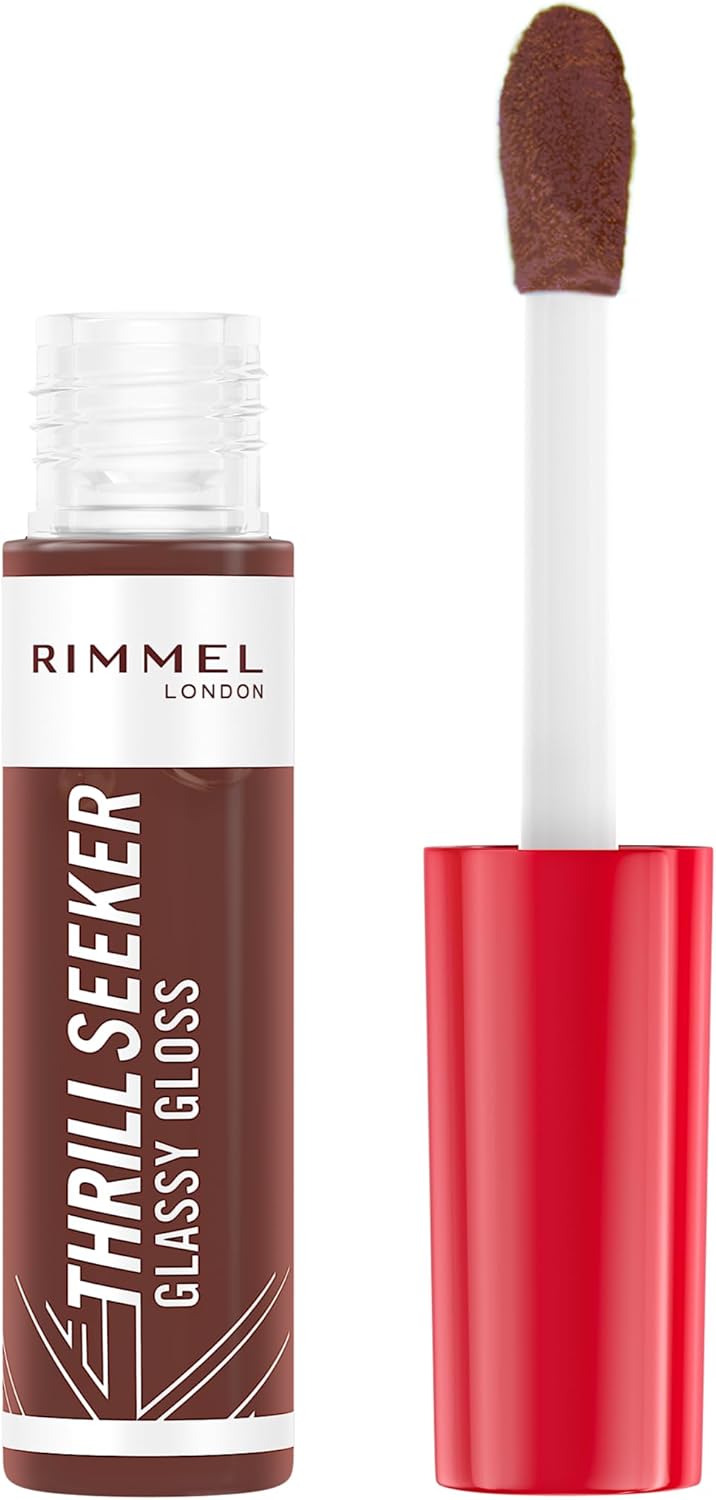 RIMMEL LONDON لميل ثريل سيكر جلاسي جلاس، غلازة الشوكولاتة - 800، 10 مل - Image 2